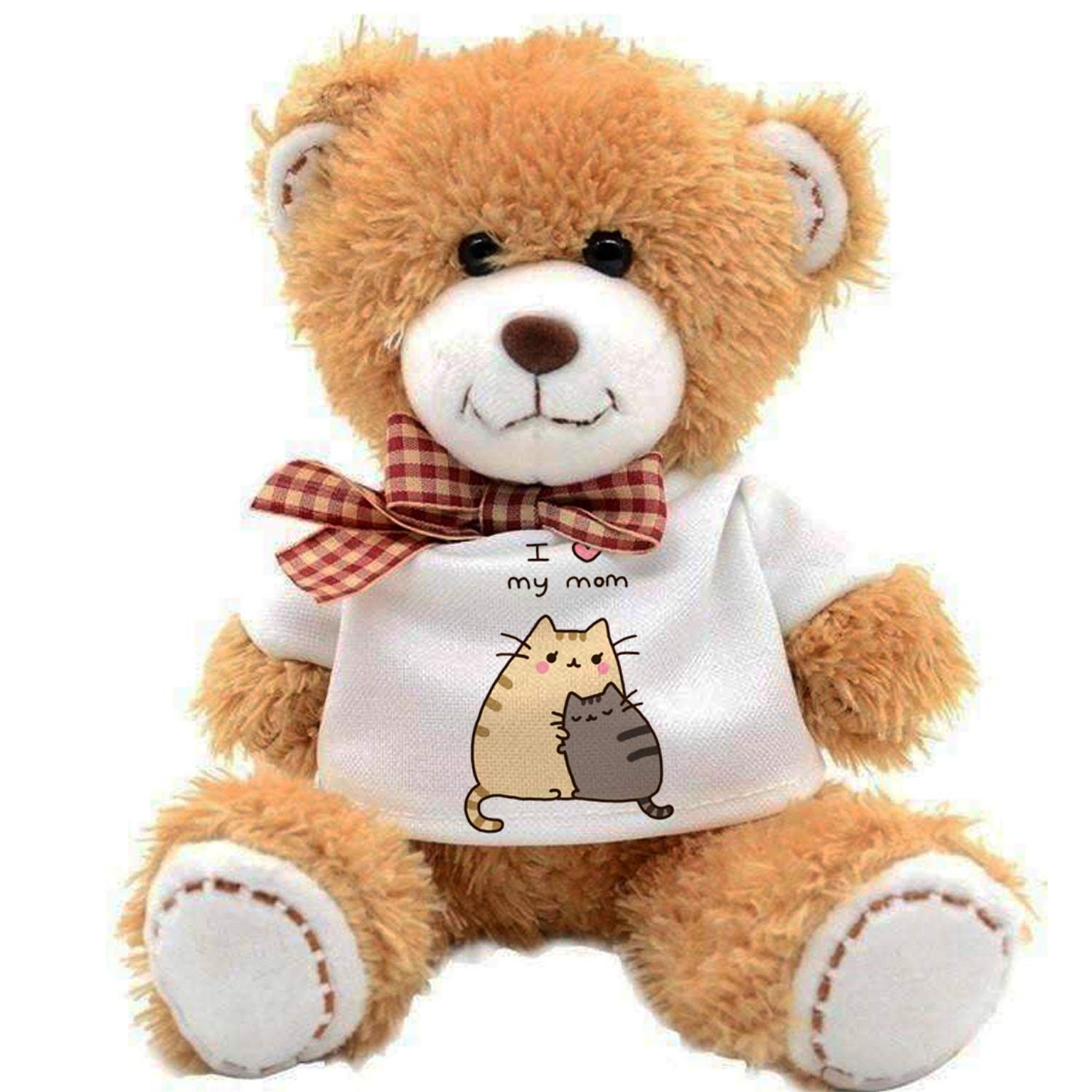 I Love My Mom Teddy Bear Custom Soft Toy Etsy I Love My Mom Teddy Bear Custom Soft Toy Etsy