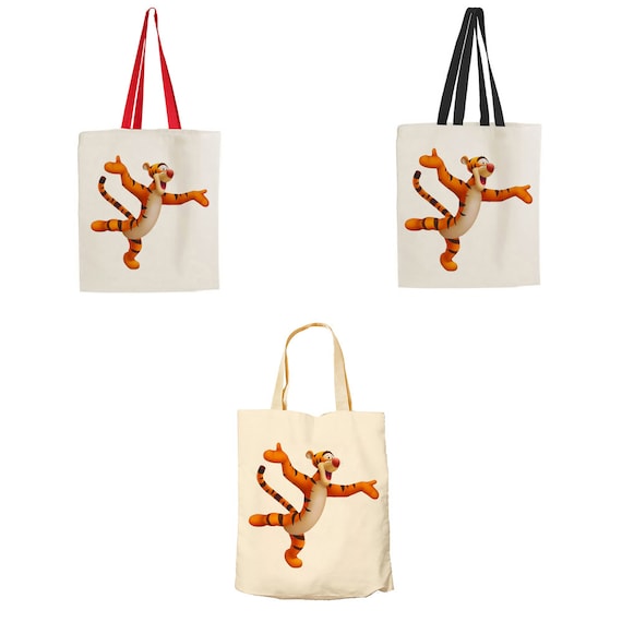 Tigger Winnie the Pooh Cartoon Themed Shopping Cotton Tote Bag. Etsy