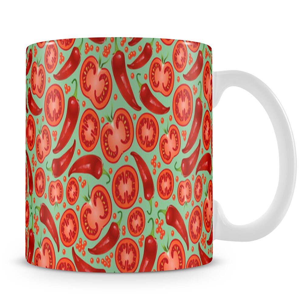 Tomate Chilli patrón café café sopa de cacao todos los días - Etsy