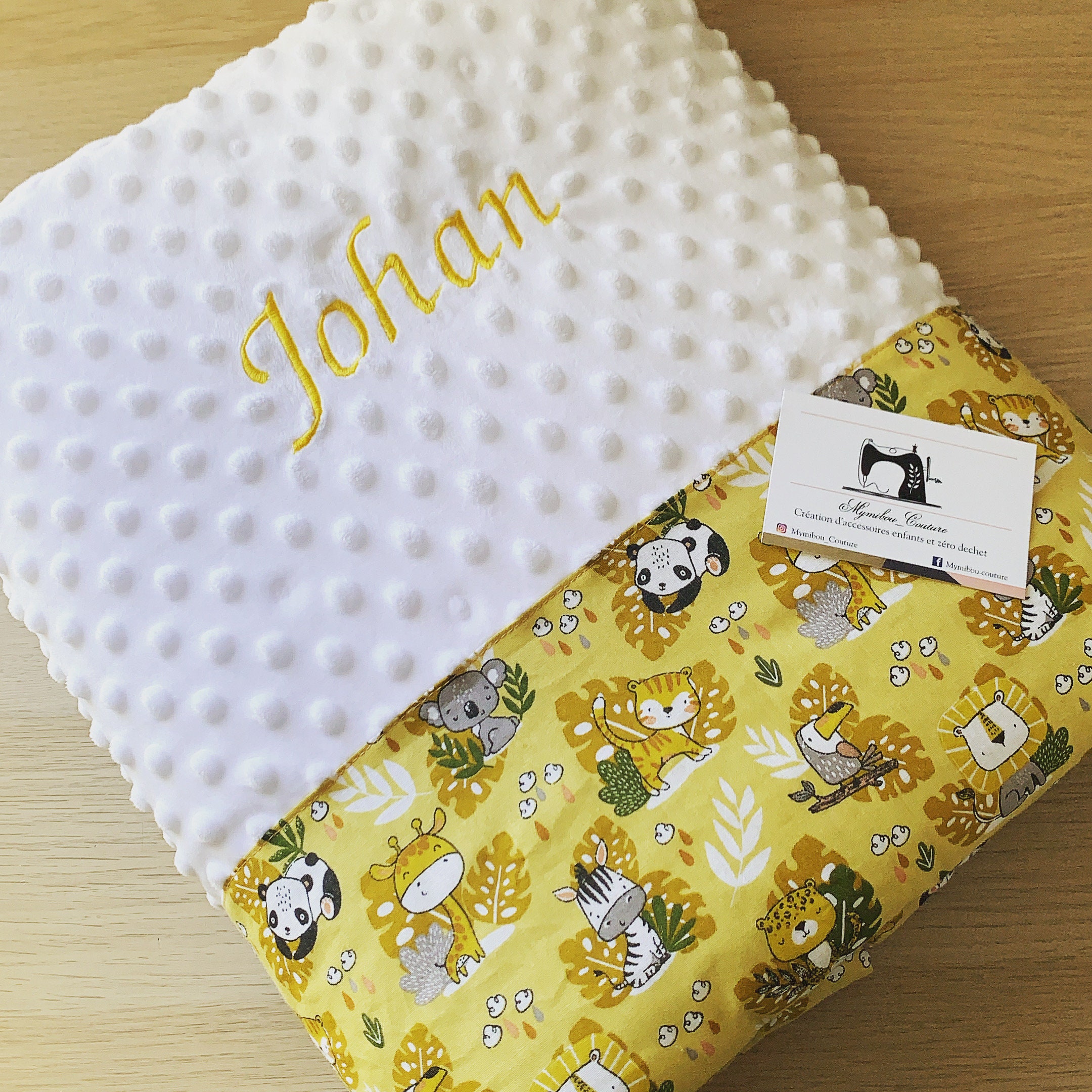 Couverture Animaux Personnalisée/Brodée