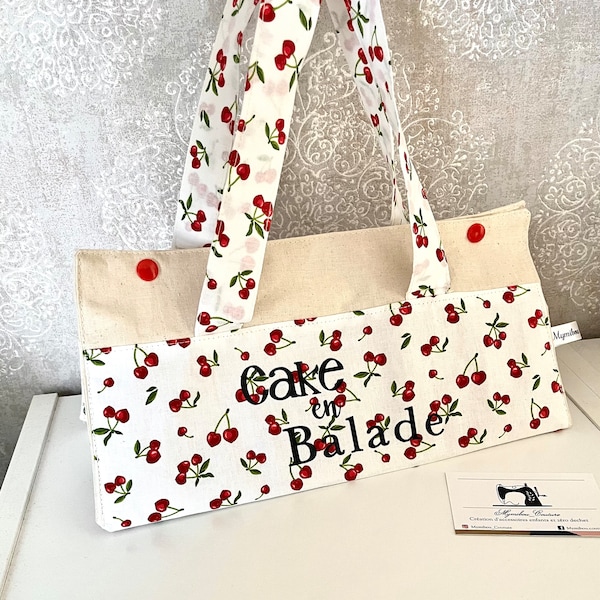 Cake bag, personalized picnic cake bag