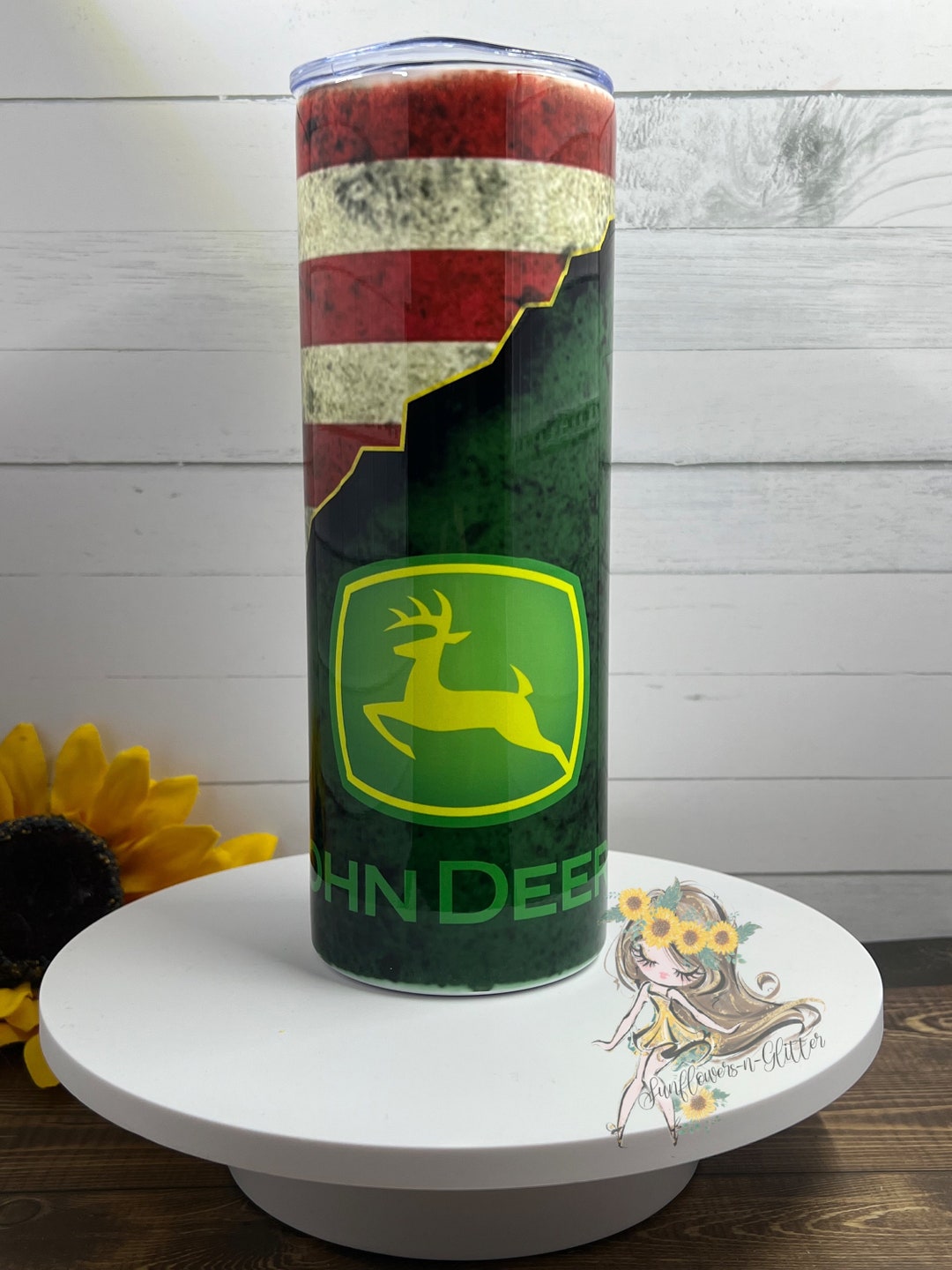 John Deere Tumbler - Tumblers for Men – Vinyl Chaos Design Co.