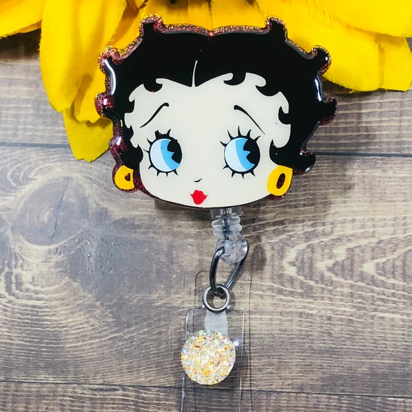 Big eyed Betty-cartoon boop-badge reel-Betty Boop