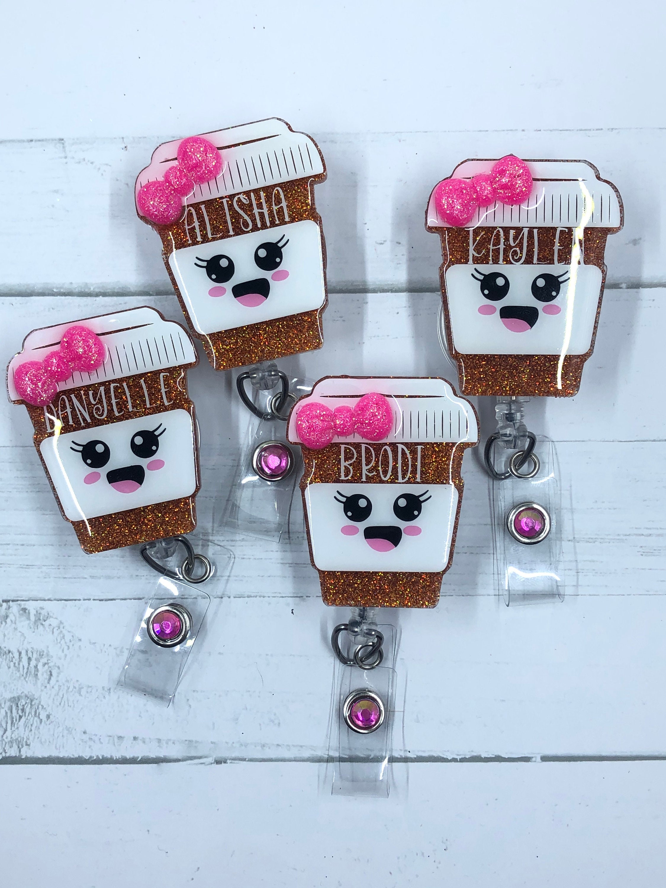 Pill Bottle Badge Reel Personalized Badge Reel Etsy