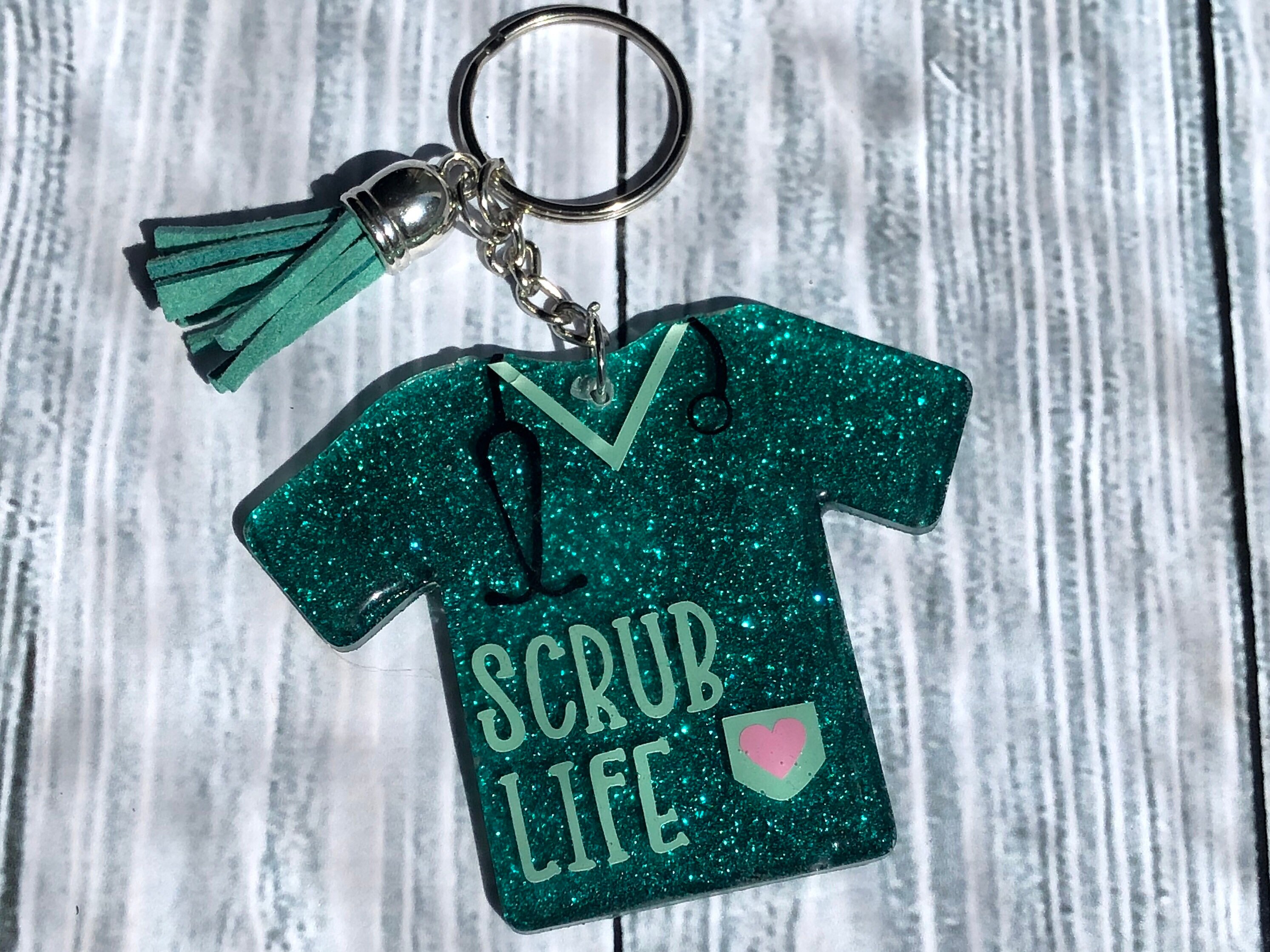 Scrub Top Keychain Nurse Life Keychain Medical Keychain Etsy Canada