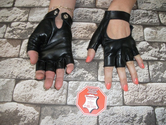 Gants de Conduite Femme Noir - Fabriqués à la main en Italie