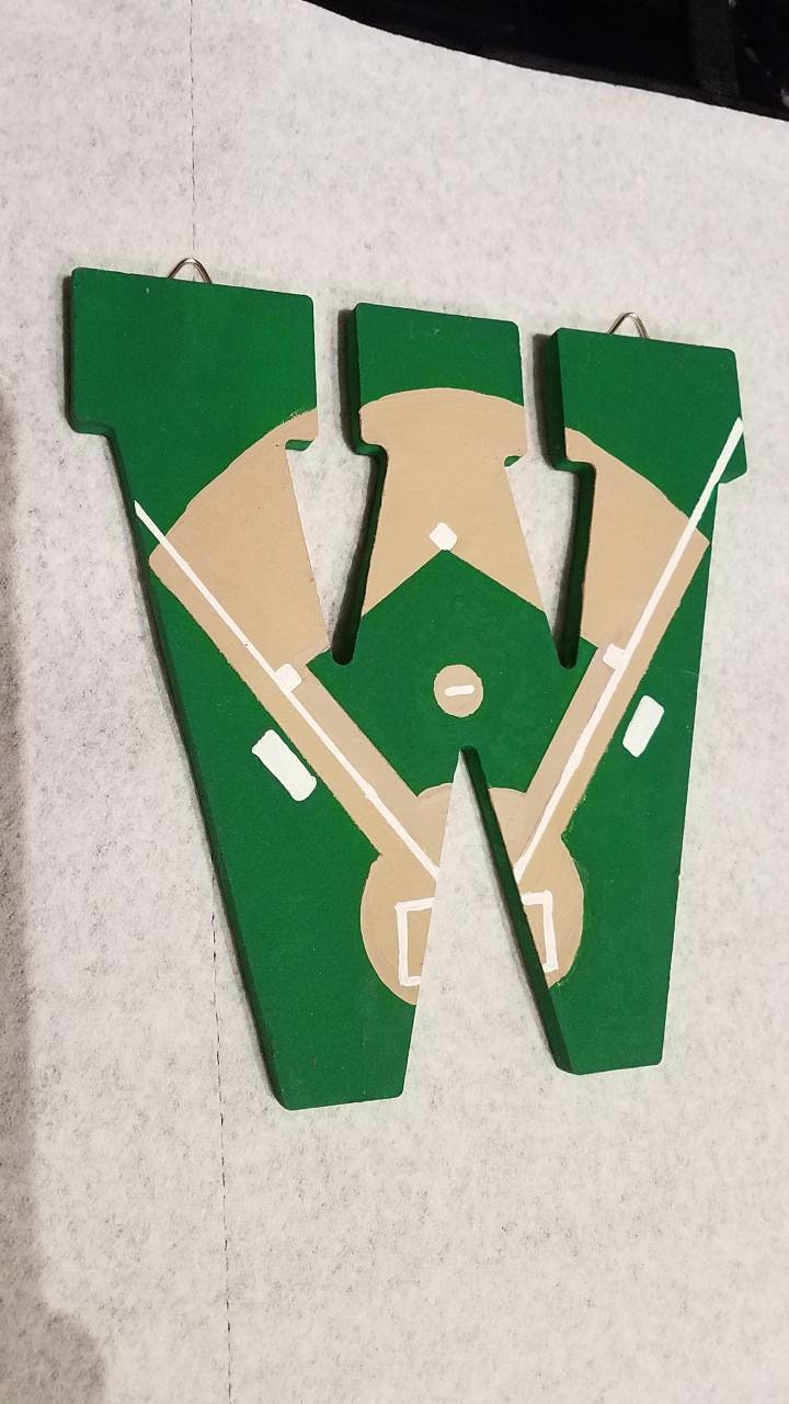 Sports themed letters Etsy