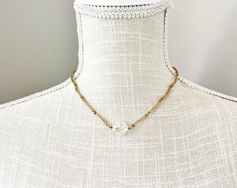 Sarah Coventry Mirage Choker Necklace Aurora Borealis 1975