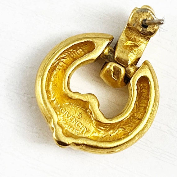 Givenchy Vintage Bijoux Brushed Gold Doorknocker … - image 5