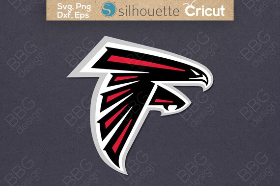 Atlanta Falcons Logo Svg Vector File For Cricut Silhouette Iron On Dxf Eps Png