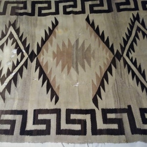 Navajo Blanket Rug Antique