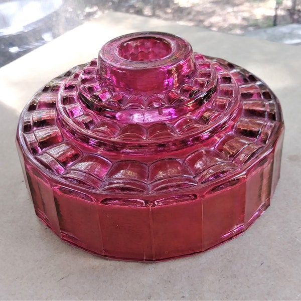 Antique Cranberry Glass Etsy