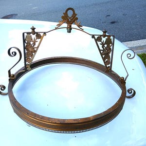 1880&#39;s Bradley Hubbard Hanging Oil Lamp Chandelier Frame