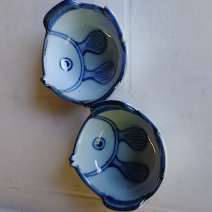 Japanese Vintage Fish Bowls Pair