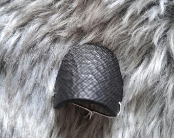 指ぬき Japanese Leather Yubinuki Thimble: Sashiko, Boro Sewing - Reclaimed Leather