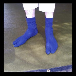 足袋 Custom Size Stretch Tabi Socks Japanese Style Flip Flop Split Toe Ninja Footwear Traditional Asian