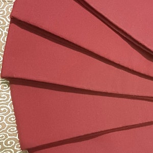 Budget Soft Hanhaba Obi, Japanese Style Fabric Belt, Heko Obi Hybrid, Easy to Tie For Beginners! Red! (Shade of Red May Vary)