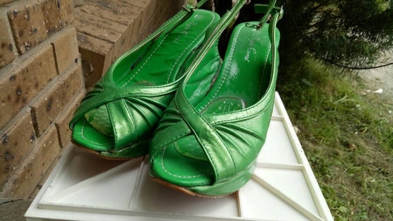 Crocodile wedges shoes deals