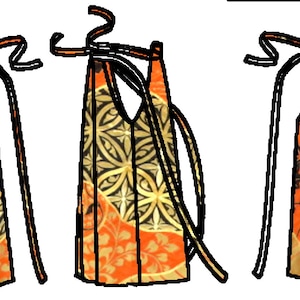 Pantaloni Kabuki Hakama personalizzati: tessuto kimono giapponese vintage