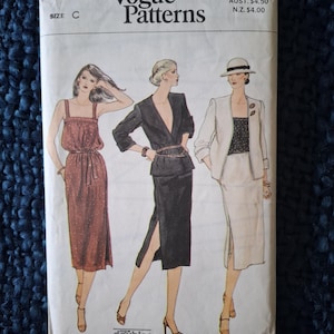 Vogue Patterns 7335 - Size 6, 8, 10, 12, 14, 16, Women&#39;s Shirt, Dress, Top and Skirt, 1970, 70s Fashion, Custom