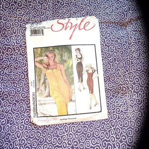 Style 1730 - Size A, All Sizes in One! One Size Fits All Dress, All Sizes Dress, Sewing Pattern, 1990, 90s Fashion