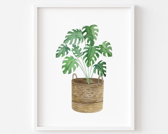 Plant print drawing unframed print|plant print|plant illustration|home decor|home prints|wall prints|botanical prints|wall art|plant pics|