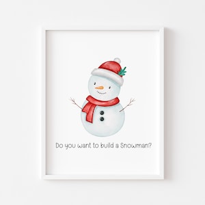 Do You Want to Build a Snowman Stickers Olaf Frozen Labels B