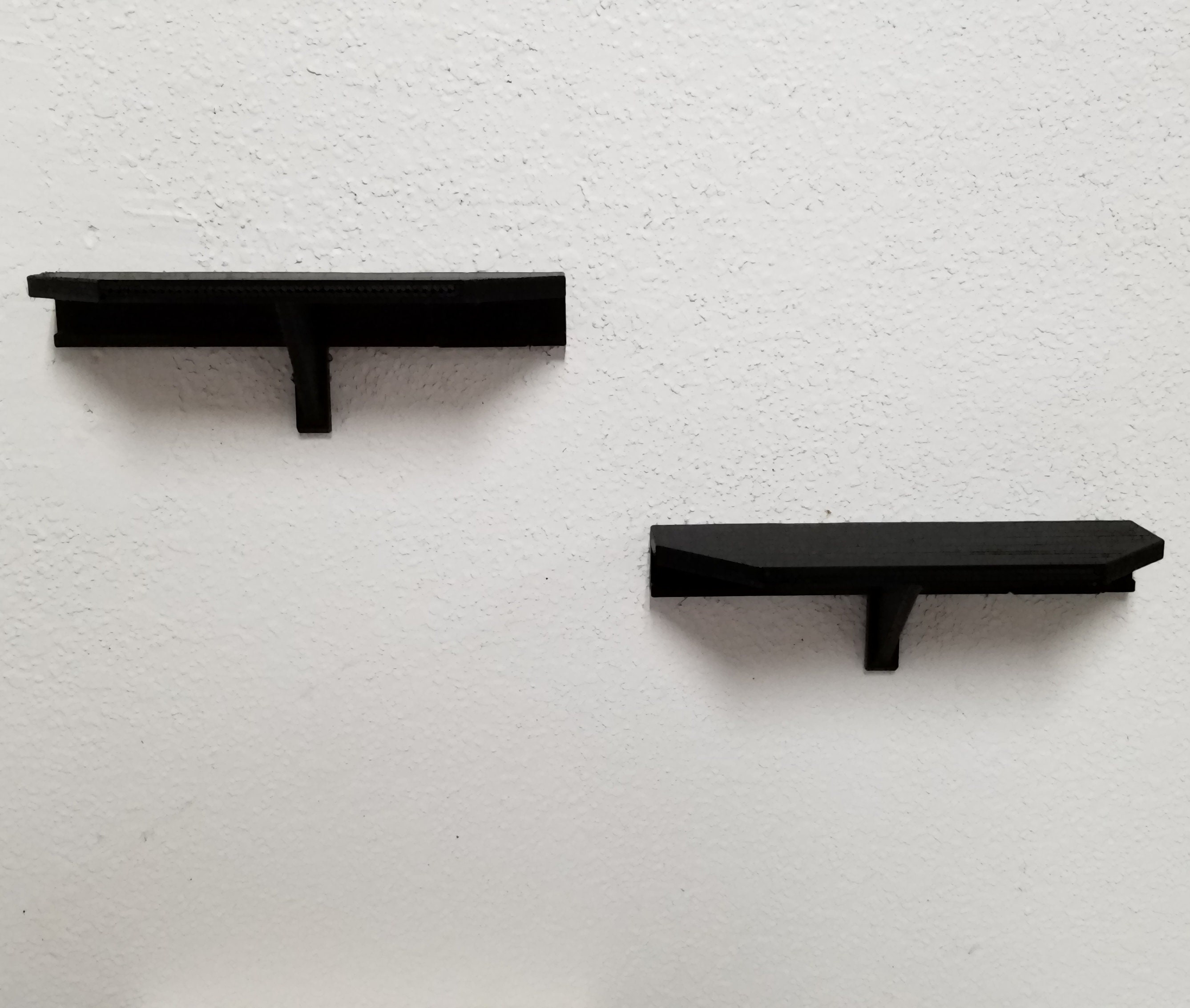 Floating Shelf No Drill Adhesive Wall Shelf Set of 2, Floating Shelves Damage-Free Expand Wall Space for Living Room, Bathroom, Gaming Room, Office 