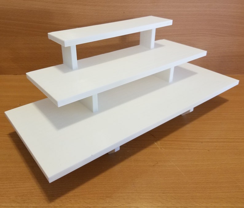 3 Level White Funko Pop Display Shelf Holds up to 14 Pops Etsy