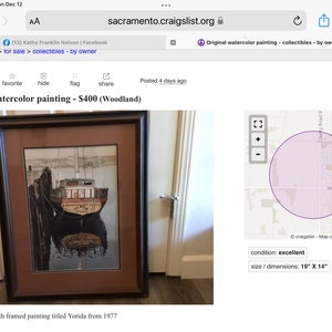 Original watercolor painting