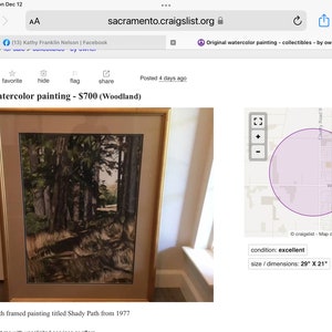 Original watercolor painting