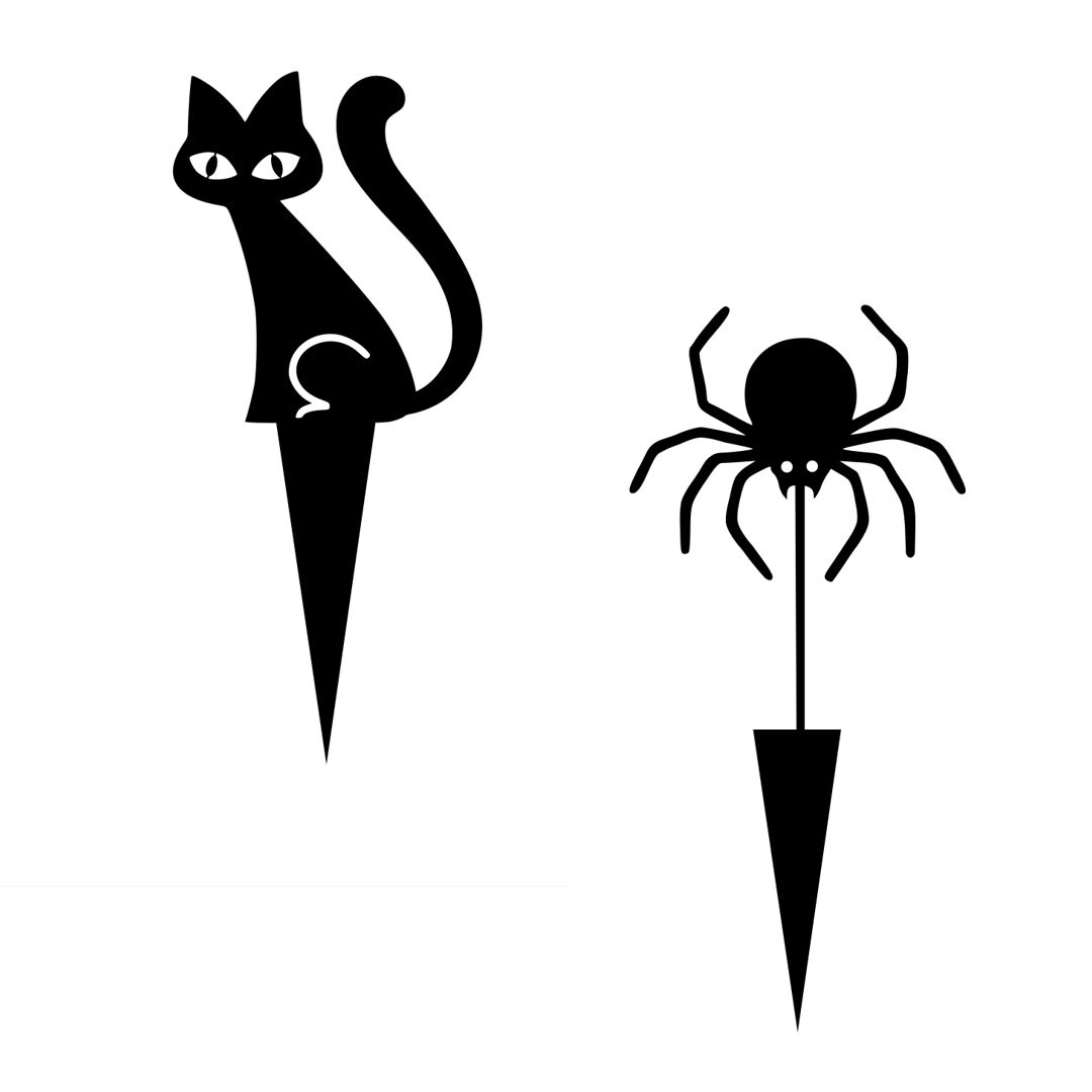 9 Individual Halloween Cake Topper SVG Designs for Use With Etsy