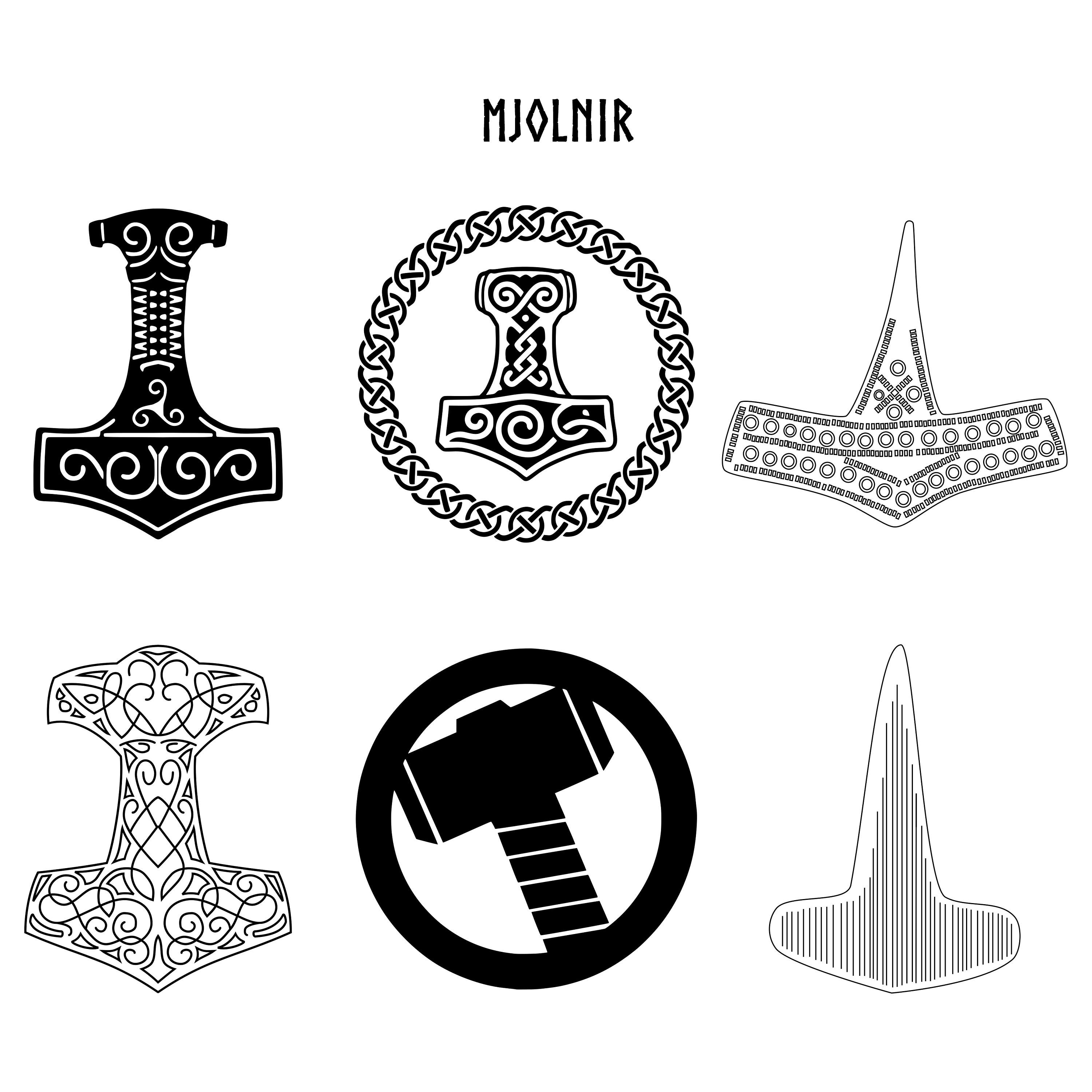 Thor Hammer Stencil thor-hammer-stencil