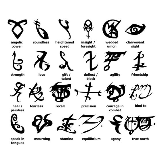 Modern Runes 24 SVG Designs | Etsy