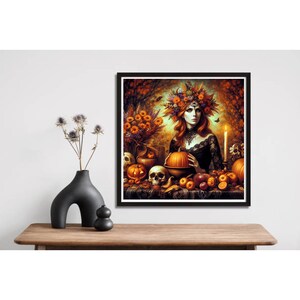 Samhain Goddess of Winter - 4 Printable Images - Etsy