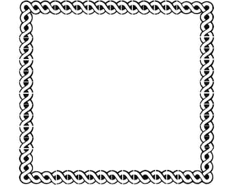 Celtic frame / border 3 - includes corners and side designs