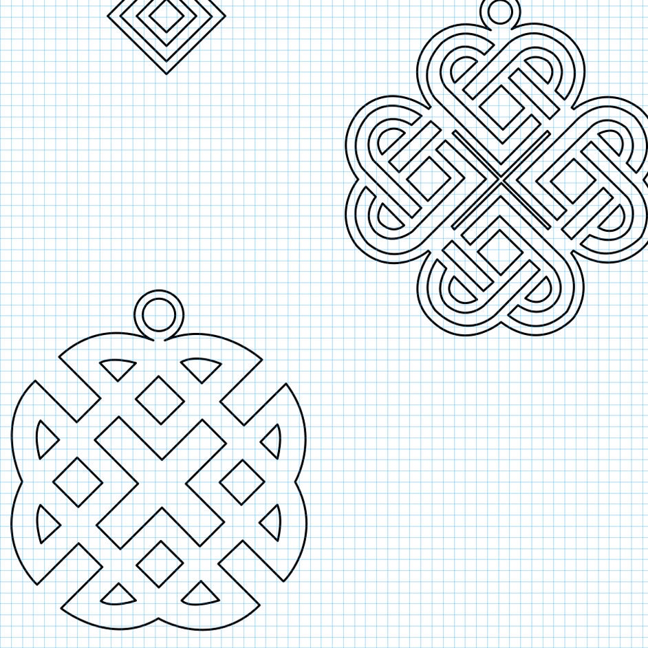 Celtic Ear Ring Designs - 5 SVG Designs - Make Your Own Ear Rings - Etsy