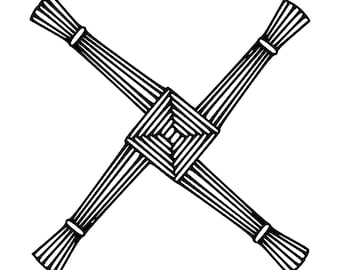 St Brigids Cross - SVG design