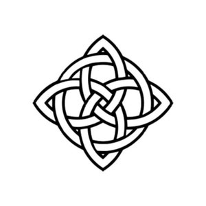 ケルト四角形閉じ結び目 - SVG ファイル