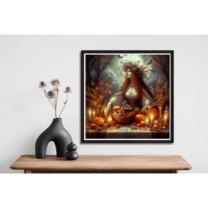 Samhain Goddess of Winter - 4 Printable Images - Etsy