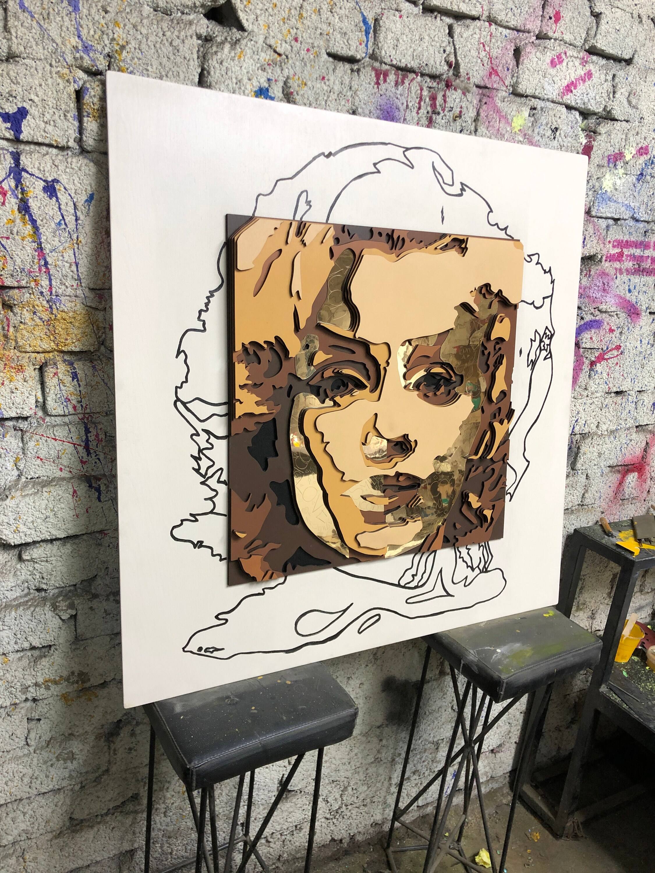 3D ART Marilyn Monroe Wooden Wall Art Contemporary Art Etsy