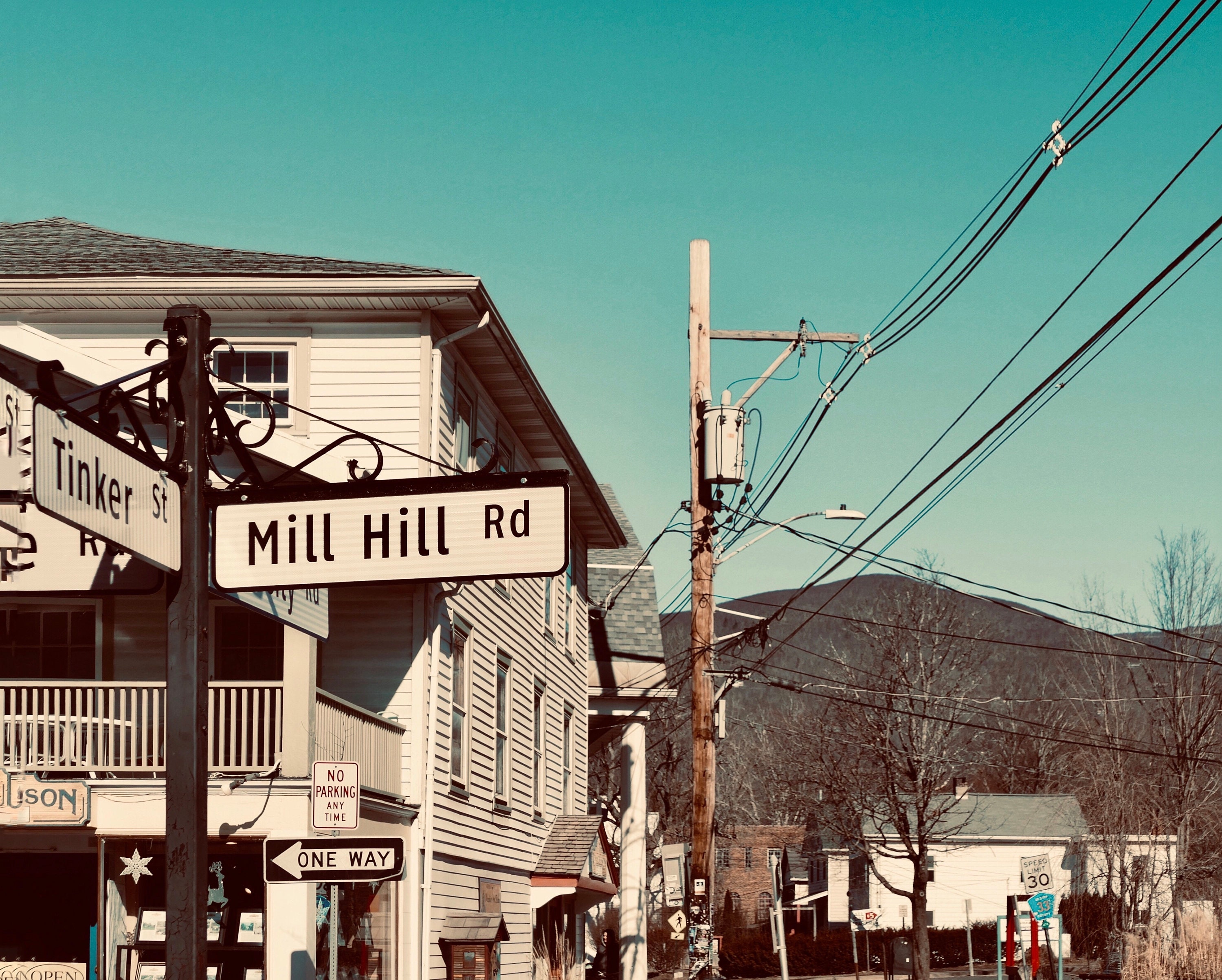 Tinker Street/mill Hill Road Woodstock NY. Unique Photograph Etsy