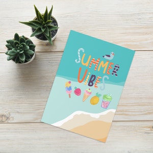 Summer vibes Greeting card