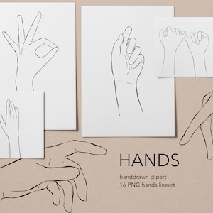 Fine Art - Hände PNG, weibliche Hände Linie Kunst, moderne Frau Hände Lineart, minimale Clipart, Finger ClipArt, pinky Versprechen, Boho Hände Kunst