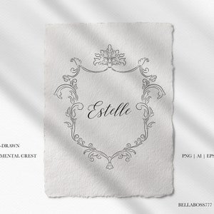 Clipart de moldura de casamento, belas artes, arte de linha, clipart de logotipo, crista de casamento, moldura ornamental, clipart de crista, logotipo de crista, esboço, arte desenhada à mão