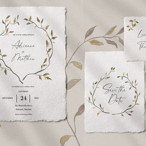 Watercolor Leaves, Watercolor Wreath, Leaves Wreath, Watercolor Botanical Wedding, Foliage Clipart, Botanical Clipart, Wedding Clipart