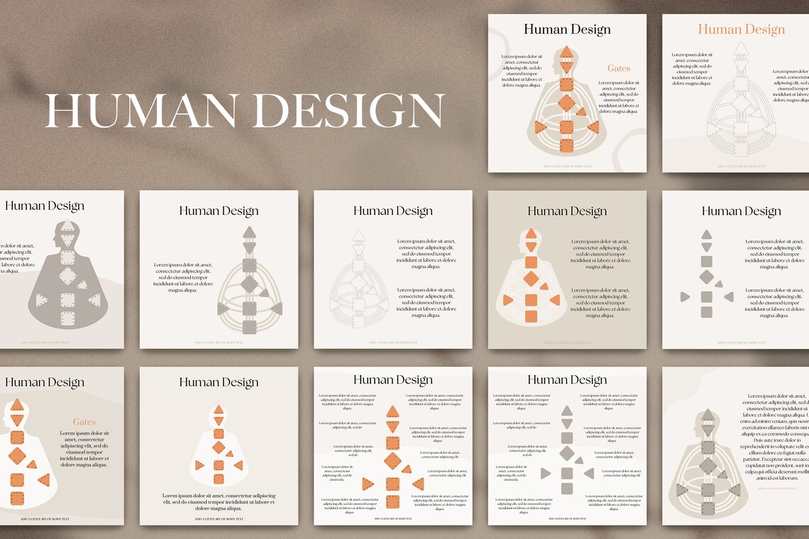 Human Design Instagram Template Bodygraph Social Media - Etsy