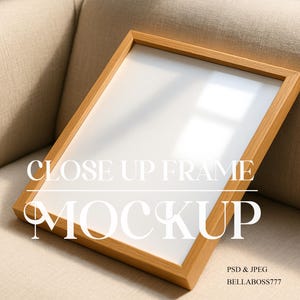 Frame Mockup, Minimalist Frame, Photoshop Mockup Template, Apartment Mockup, Close up Mockup Template, Atelier Mockup, Mockup Art Print