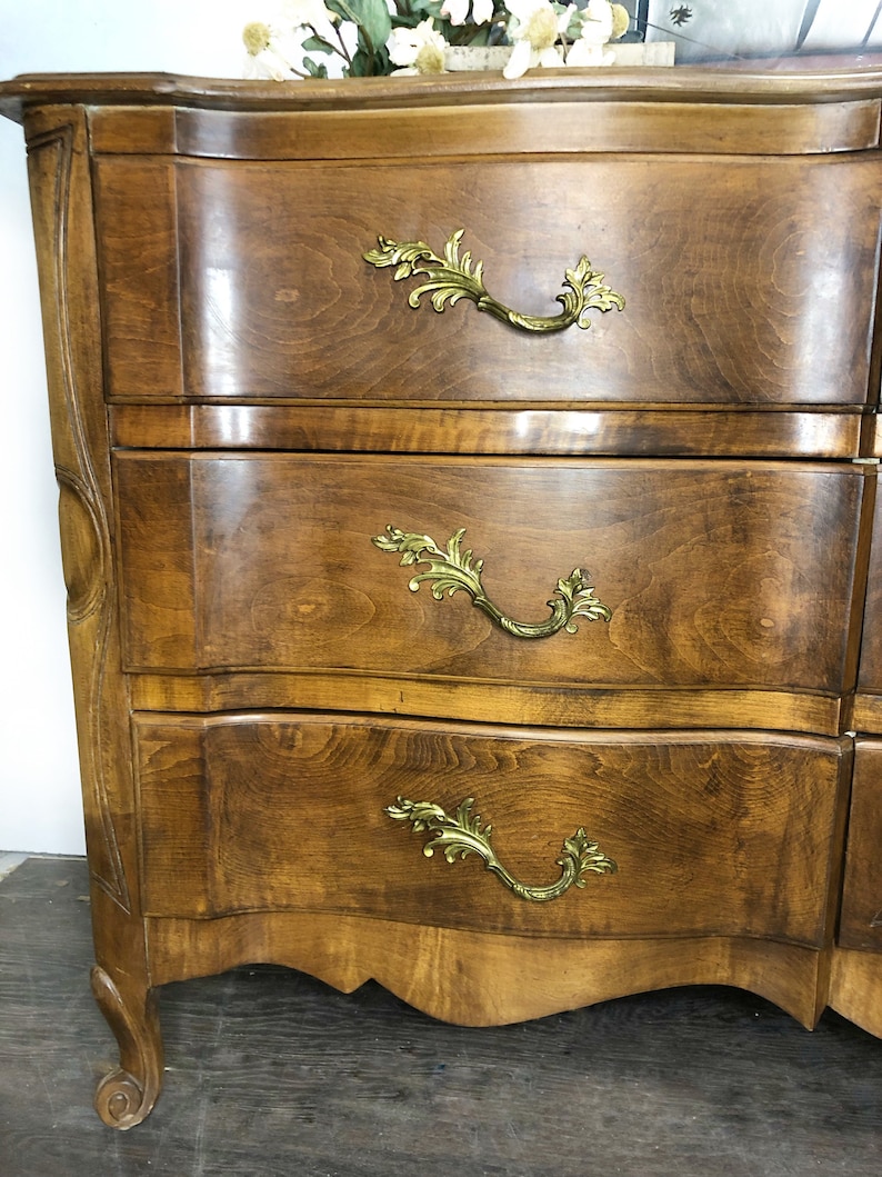 SOLD OUT French Provincial Triple Dresser. Vintage Chest of Etsy