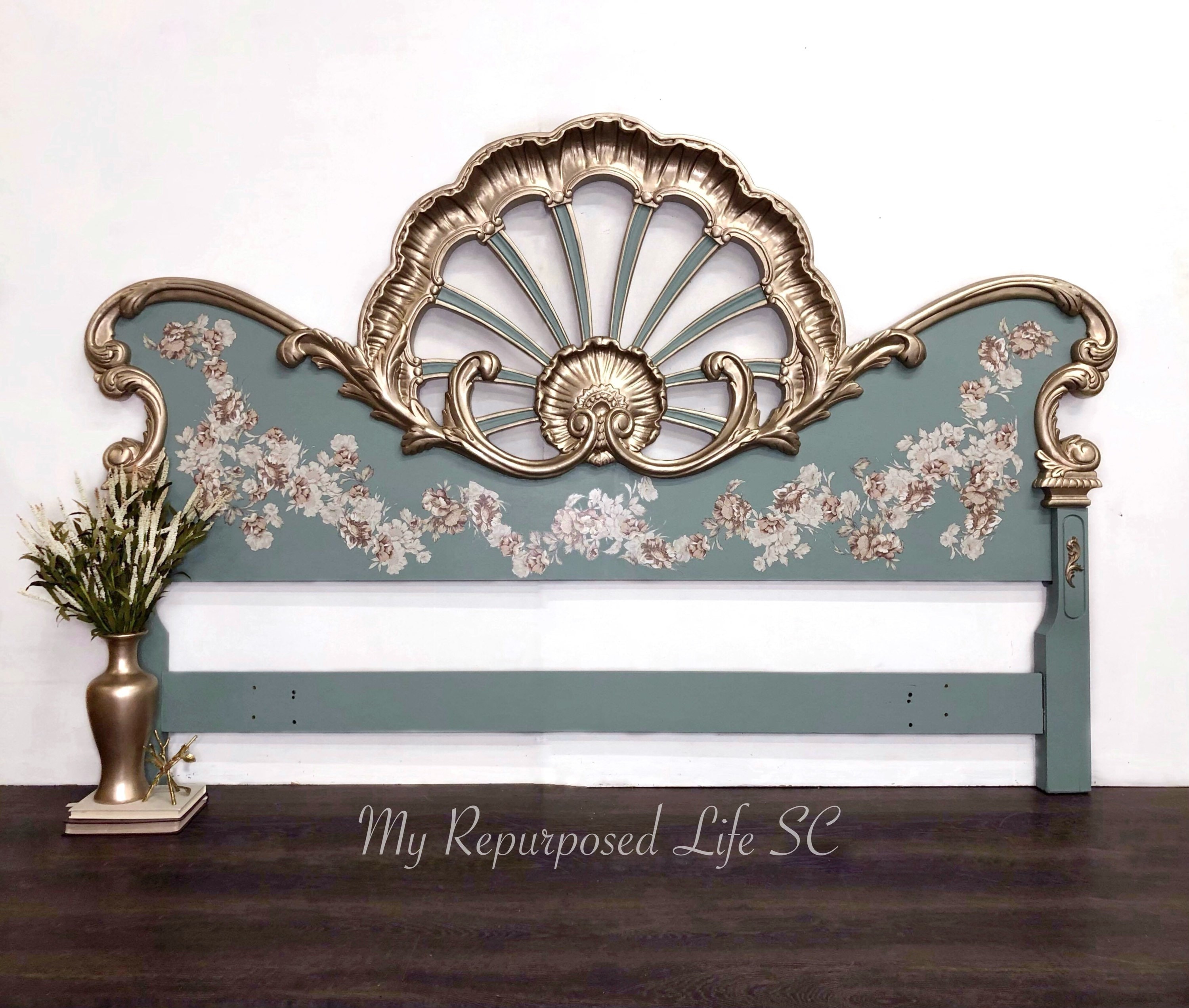 Vintage headboard full discount